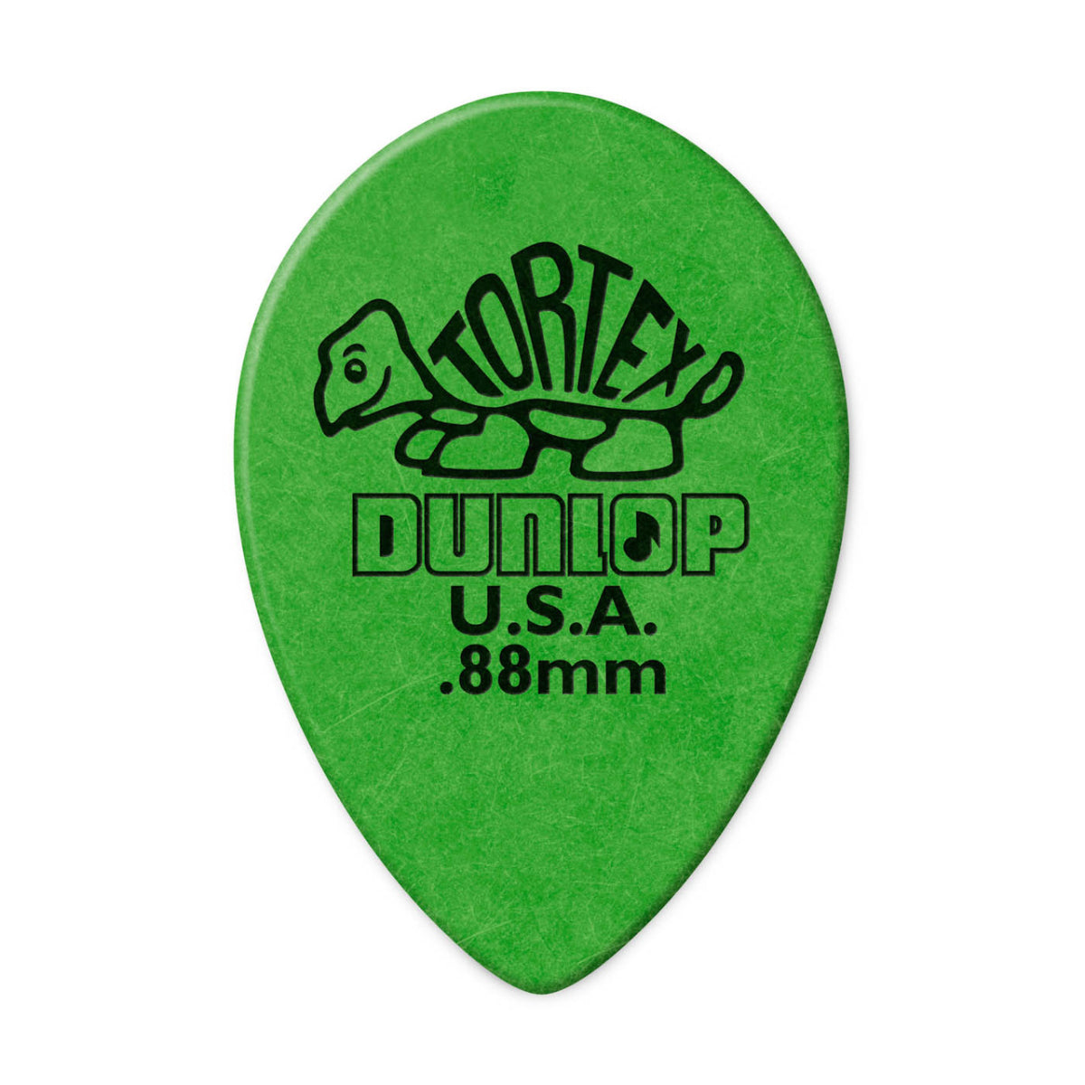 Small Teardrop Tortex 88mm Pick, Green