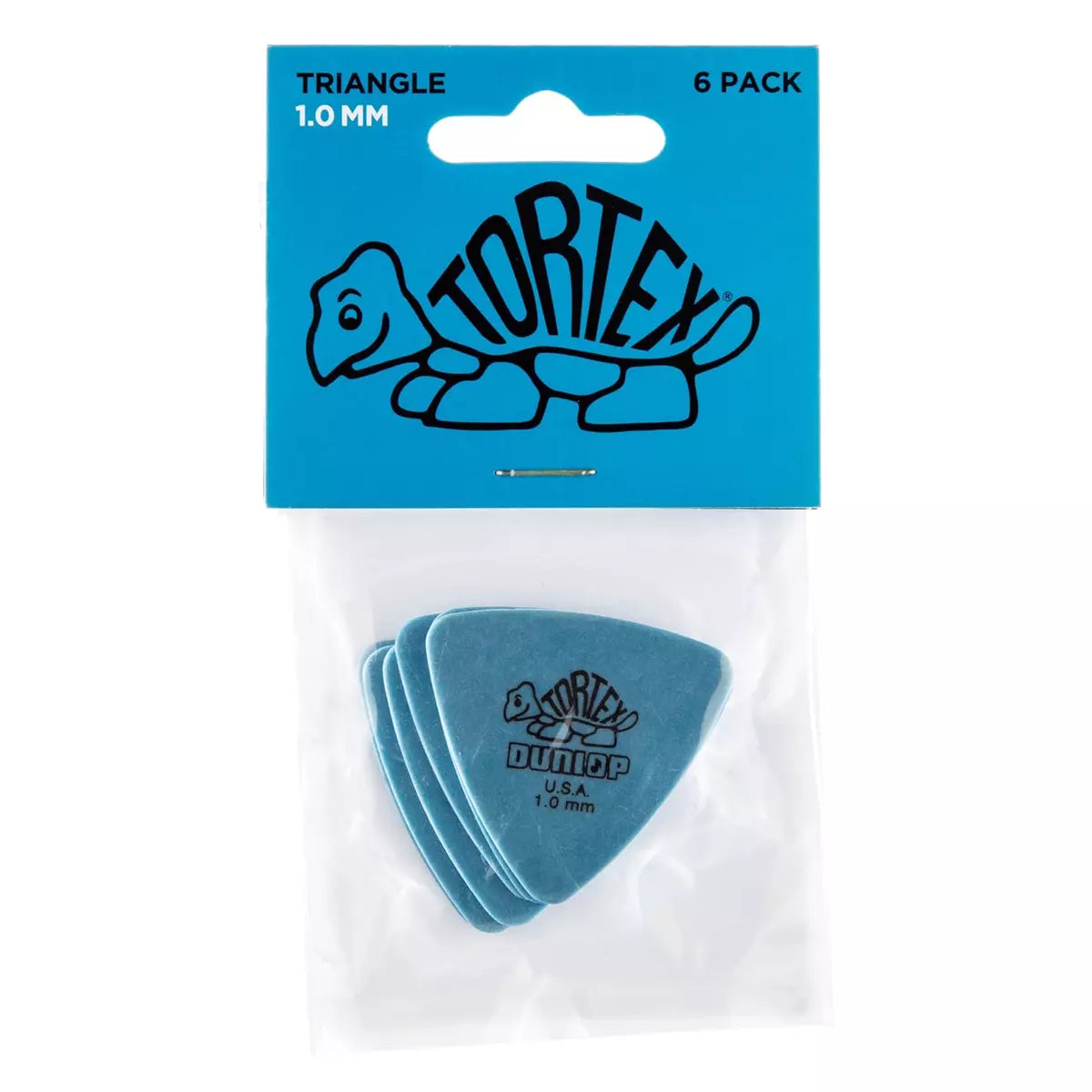 Tortex Triangle 1.00 mm Blue, Bag of 6