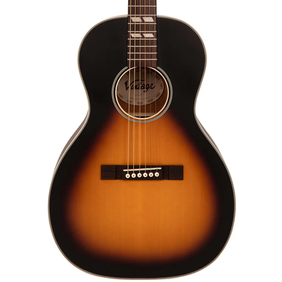 V180VSB Parlour Acoustic Guitar, Vintage Sunburst