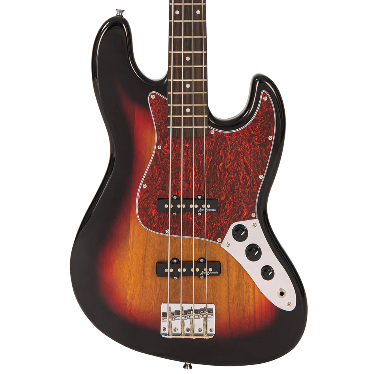 Coaster V49SB J-Style Bass Guitar, Sunburst