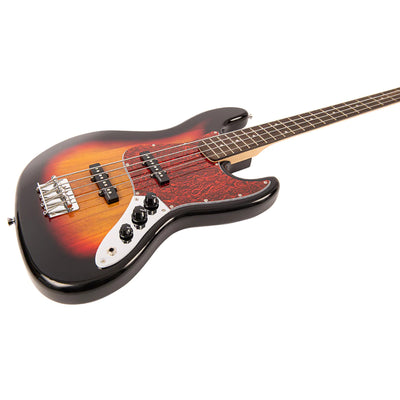 Coaster V49SB J-Style Bass Guitar, Sunburst