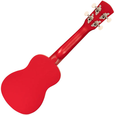 VUS15RD Soprano Ukulele, Red
