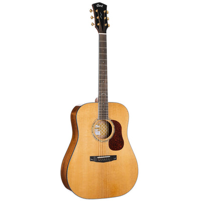 Gold D6, All Solid Dreadnought Acoustic & Gig Bag, Natural