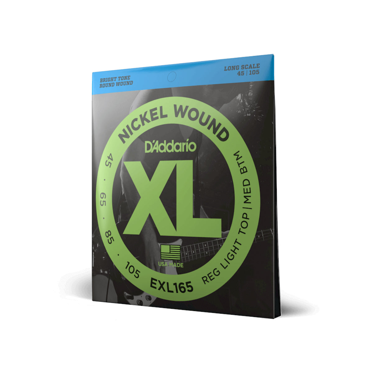 EXL165 Nickel Wound Bass Strings 45-105