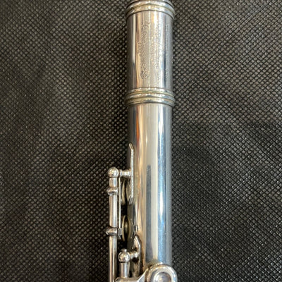 5SS Solid Silver Flute, Low B, Used - DD46