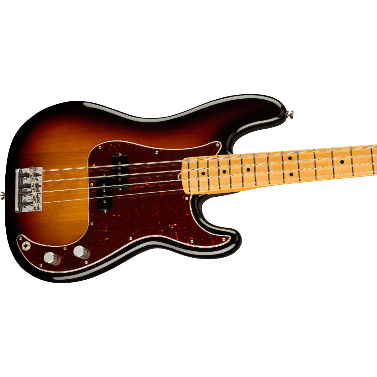 American Professional II Precision Bass, Maple Neck 3 Tone Sunburst