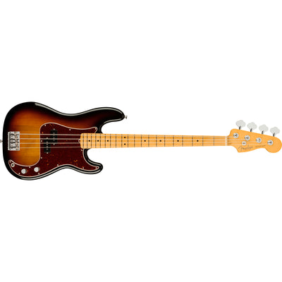 American Professional II Precision Bass, Maple Neck 3 Tone Sunburst