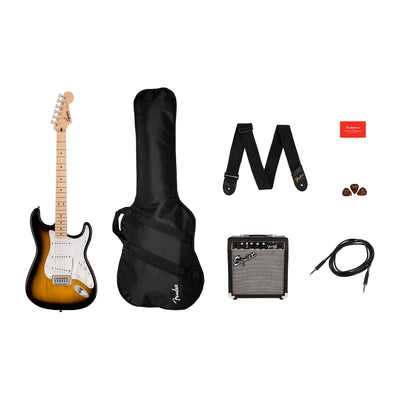 Sonic Stratocaster Guitar Pack, Sunburst