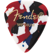 351 Shape, 12 Pack Guitar Picks, Confetti, Medium