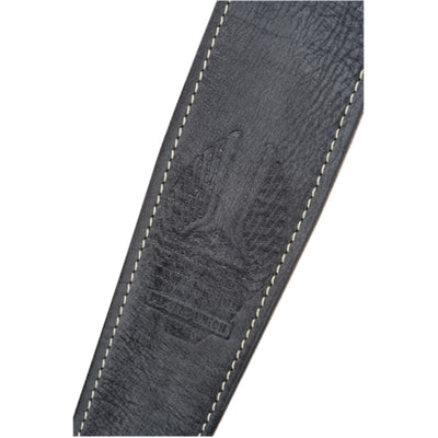 Road Worn Leather Strap Black