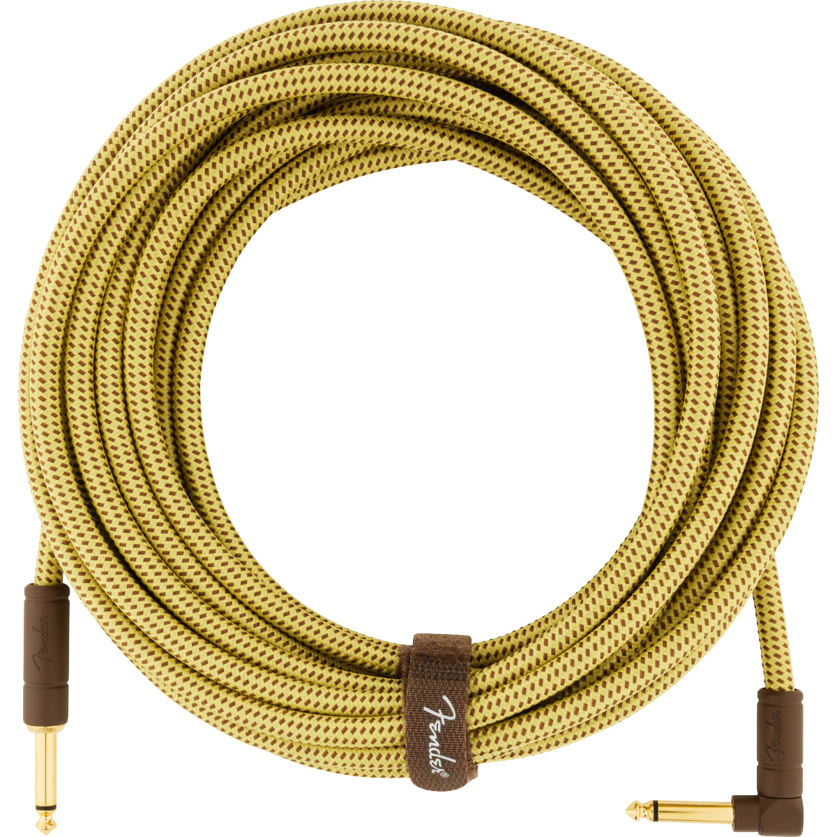 Deluxe 25' Angled Instrument Cable, Tweed