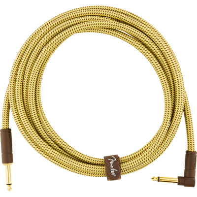 10' Deluxe Instrument Cable, Angled, Tweed