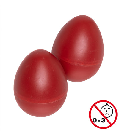 EGG-2 RD 2Pc Egg Shakers/  3/4Oz/Red