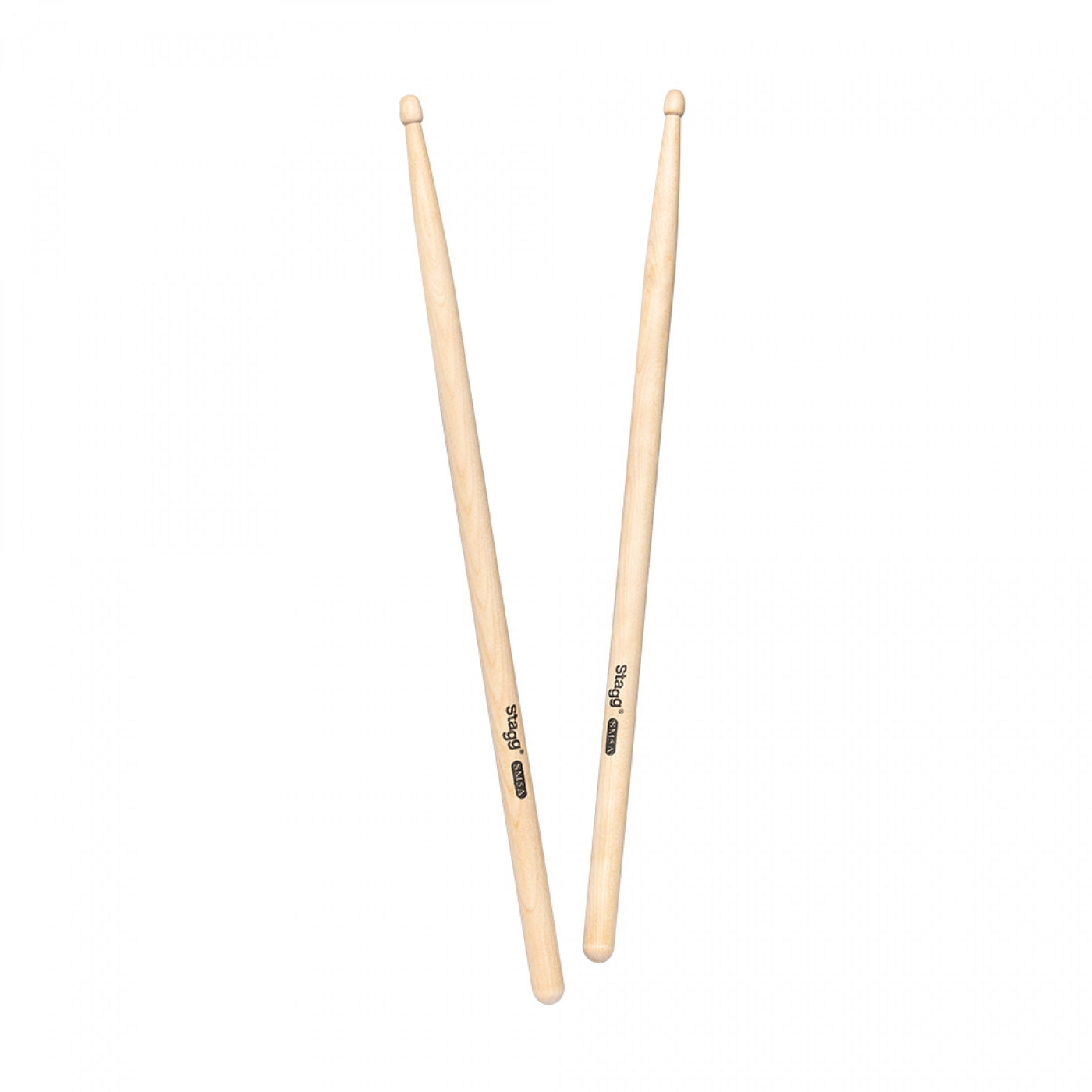 SM5A Pair of Maple Sticks - Wood Tip - 5A