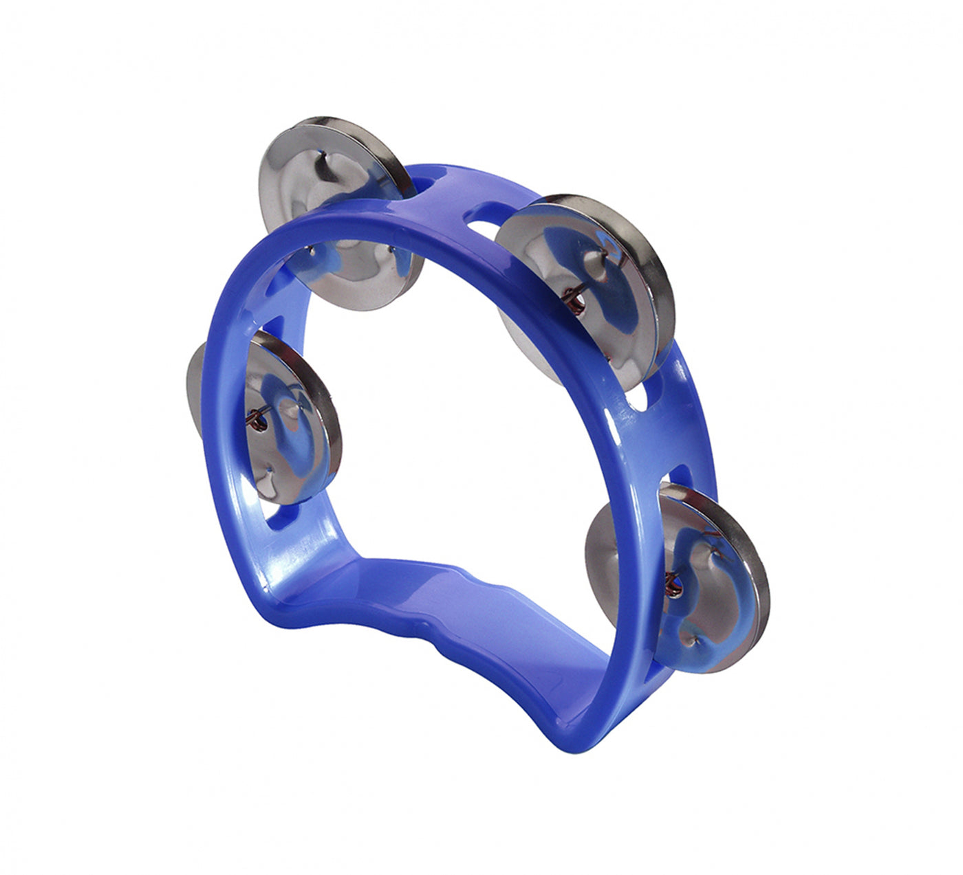 TAB-MINI/BL Cutaway Tambourine 4Jing Blue