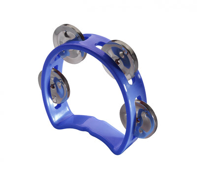 TAB-MINI/BL Cutaway Tambourine 4Jing Blue