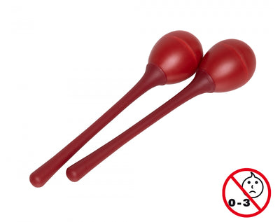 EGG-MA L/RD 2Pc Egg Maracas L/ 3/4Oz/Red