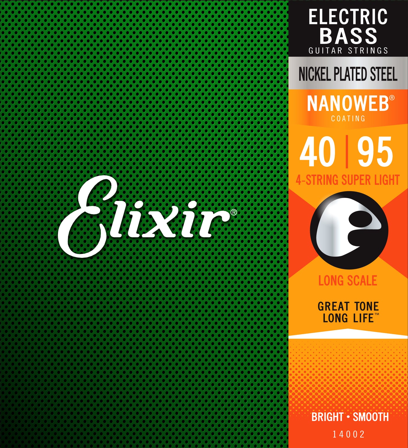 E14002 Nanoweb 40-95 SUPER LIGHT Gauge Bass Strings