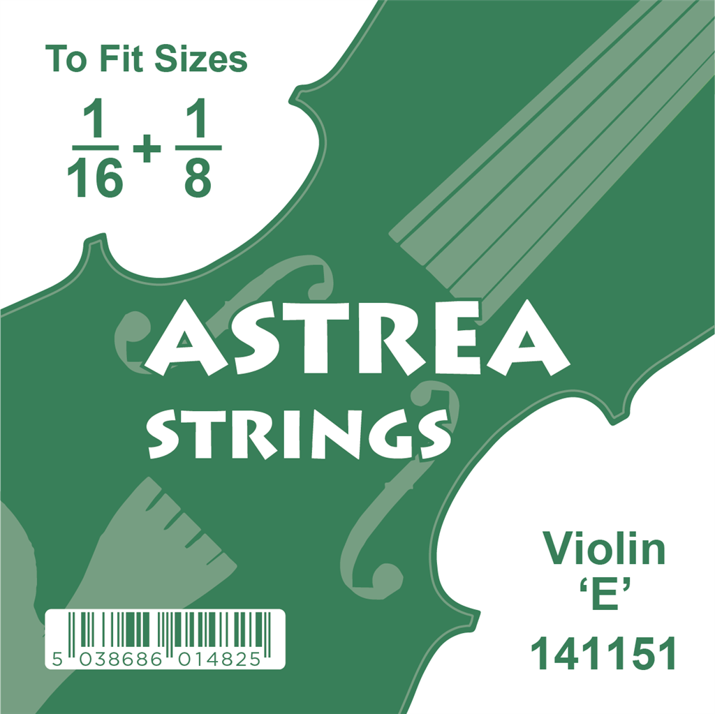 Violin E string, 1/8-1/16