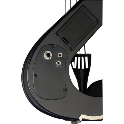 EVN 4/4 BK Electric Violin & Case, Black