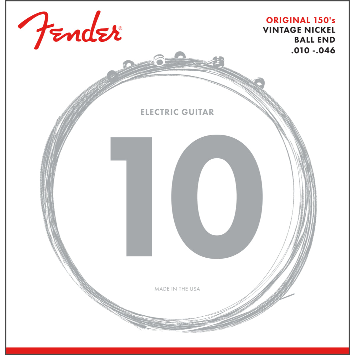 150R Pure Nickel Ball End Electric Strings 10-46