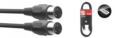 SMD3 E, 3 MTR MIDI CABLE+DIN PLUGS
