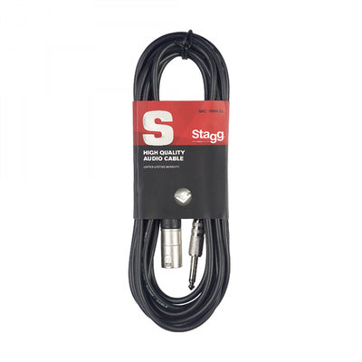 SAC10PXM DL MALE XLR-JACK CABLE,10 METRES