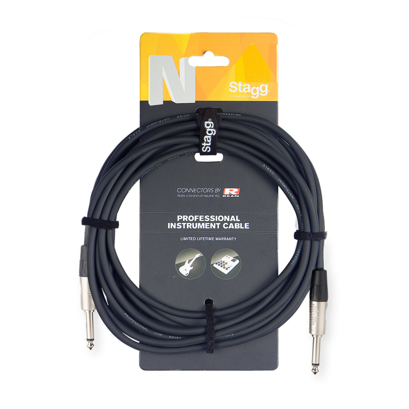 NGC6R Professional guitar lead 6 Metres Rean plugs