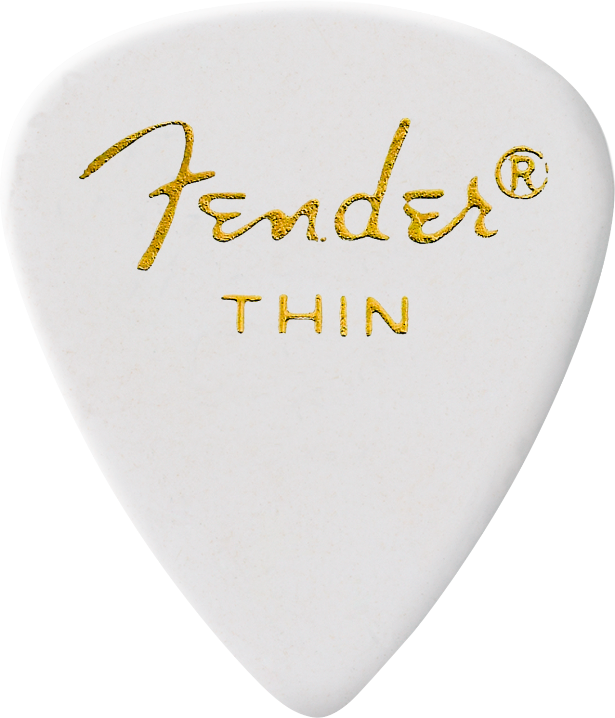 351 Shape, 12 Pack Guitar Picks, White Thin