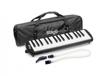 MELOSTA32 Melodica, 32 keys, bag, black