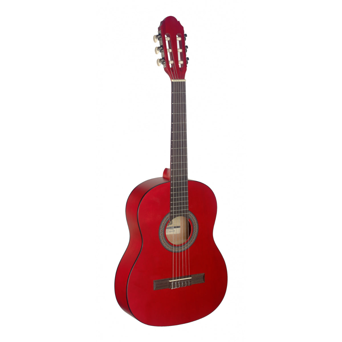 C440 4/4 Linden Classical Guitar Red