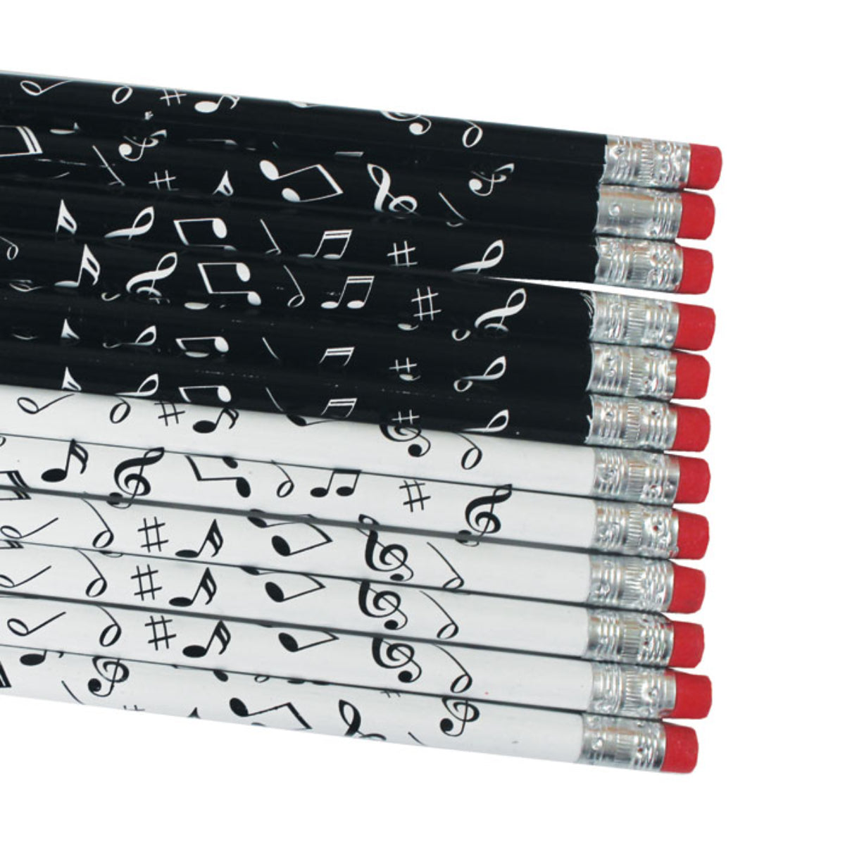 Music note Pencil with Eraser - Sold individually