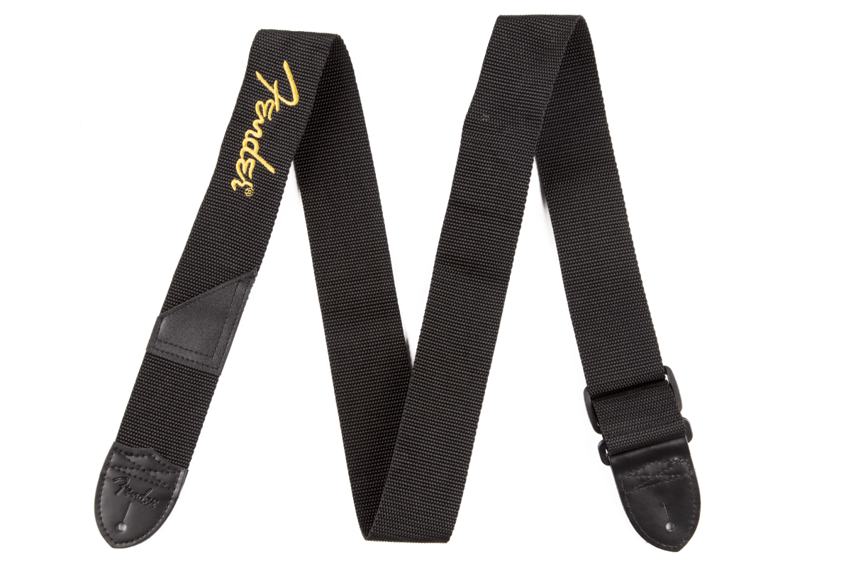 2" Poly Yellow Fender logo strap