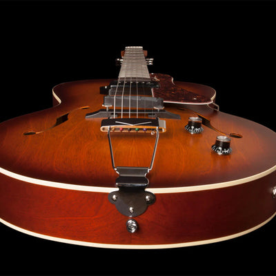 5TH Avenue Kingpin P90 Semi-Acoustic Guitar, Cognacburst