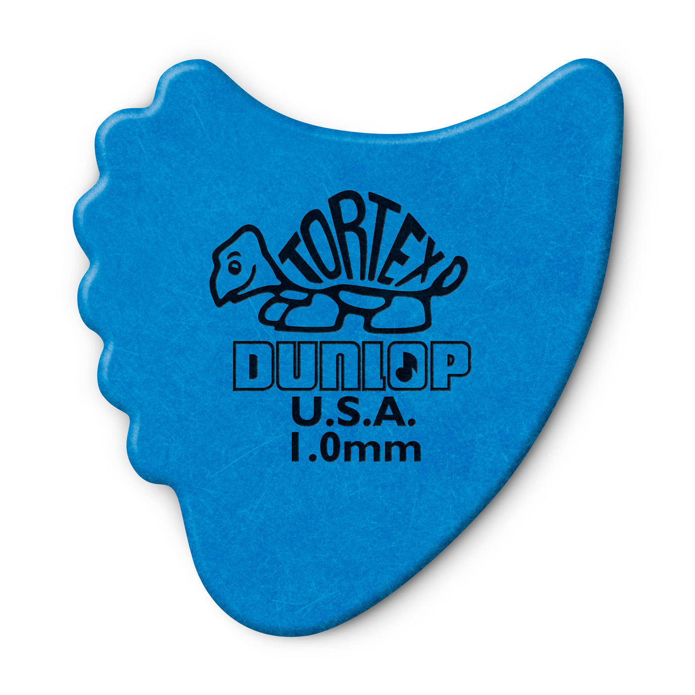 414R100 Tortex fins - 1.0mm blue