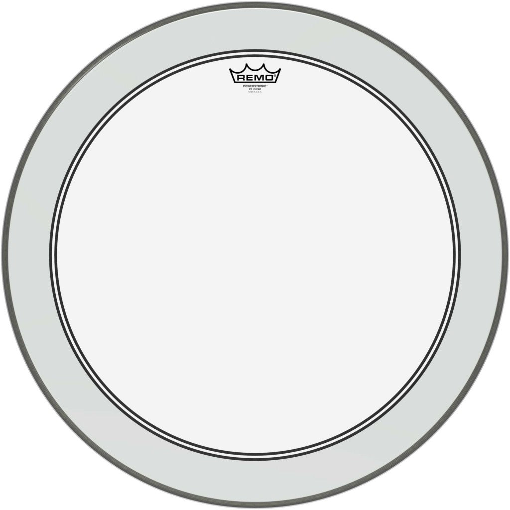 P3-1324-C2 - 24" Powerstroke 3 Clear Bass Drum Head