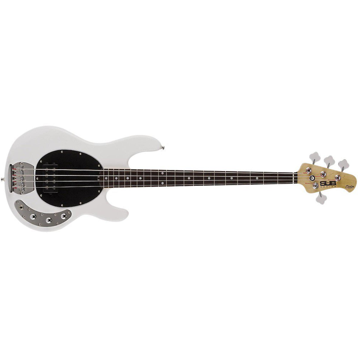 Sterling By Musicman Sub Ray 4 Bass, Gloss White, RW Neck