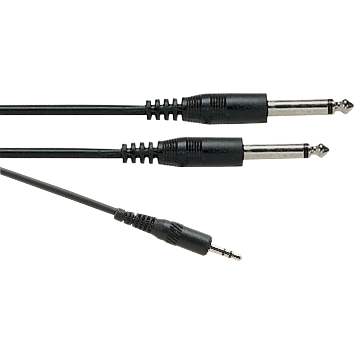 A120BA - 2x6.35mm mono jack plug-3.5mm stereo jack plug 1.2m