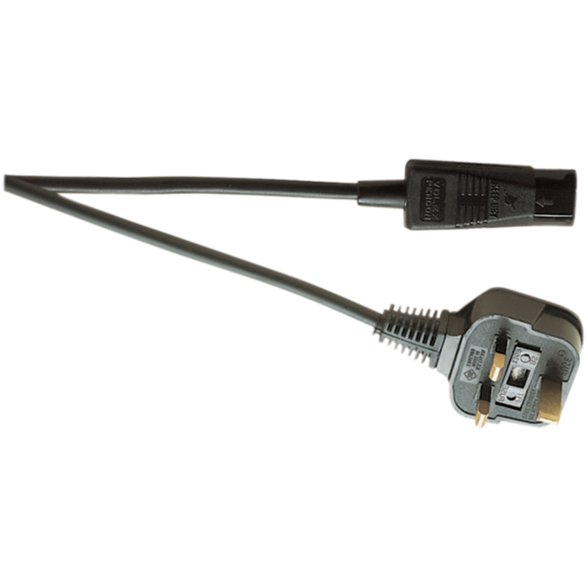 IEC Euro Mains lead 10 Amp 1m