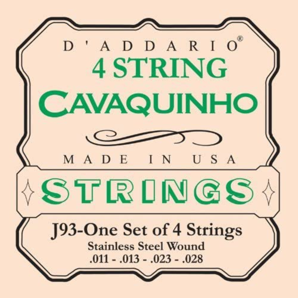 EJ93 Cavaquinho String set