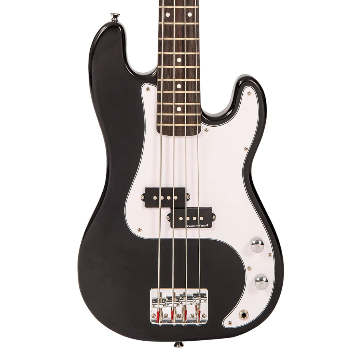 E20BLK Blaster 7/8 Size Bass Guitar, Black