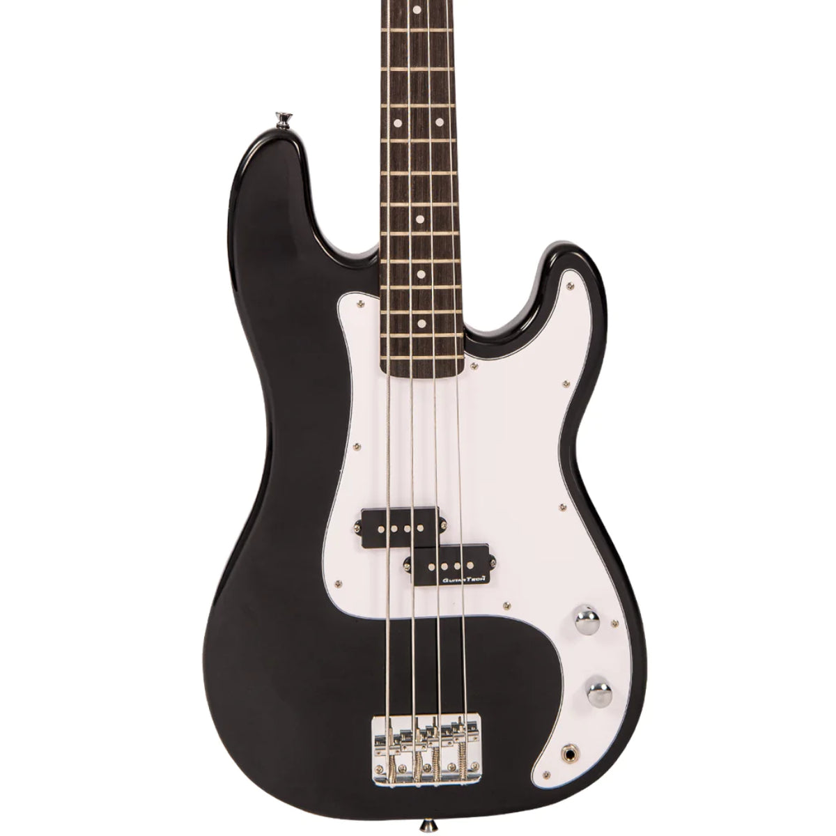 E4BLK Encore Bass Guitar, Gloss Black