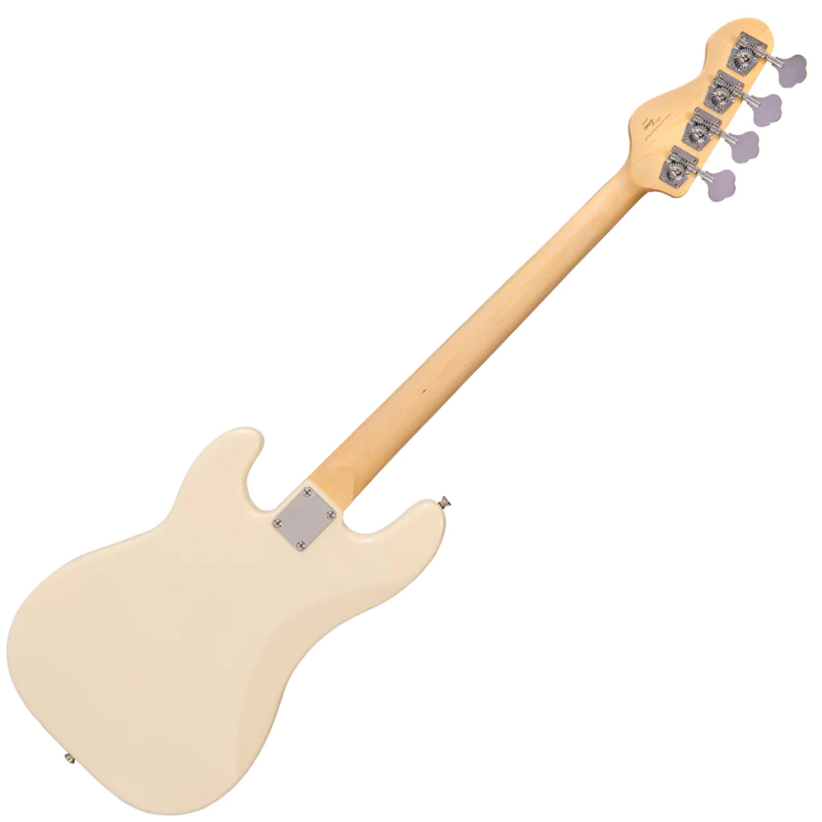 E4VW Encore Bass Guitar, Vintage White