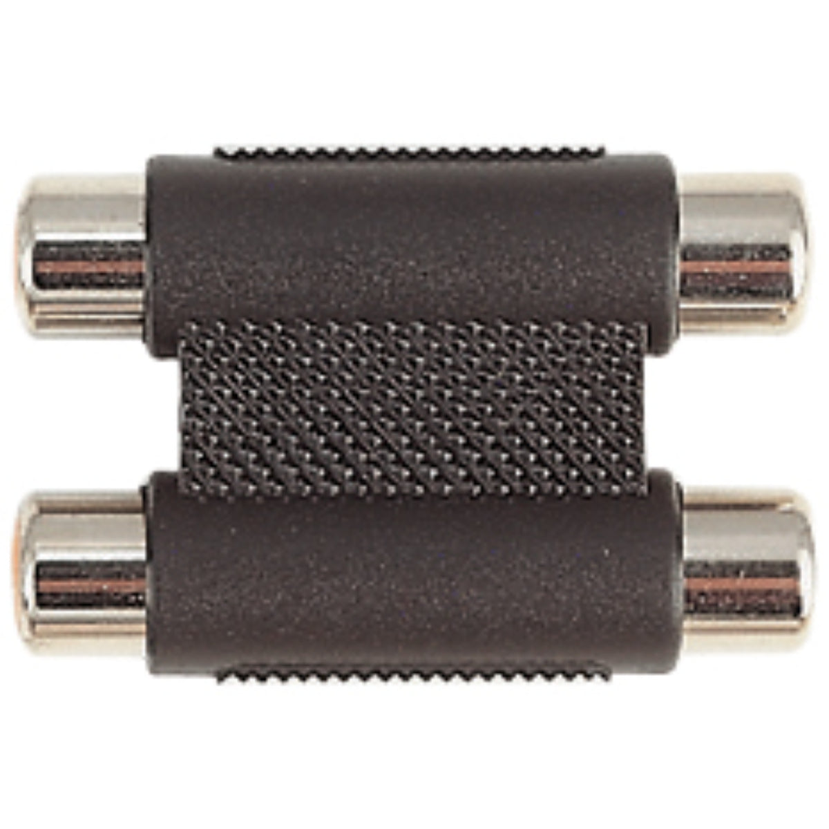F259B Black 2X Phono Sockets To 2X Phono Sockets Adaptor