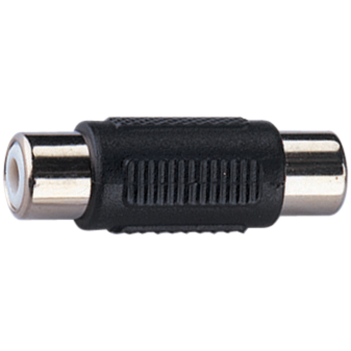 Black Phono Socket To Phono Socket Adaptor
