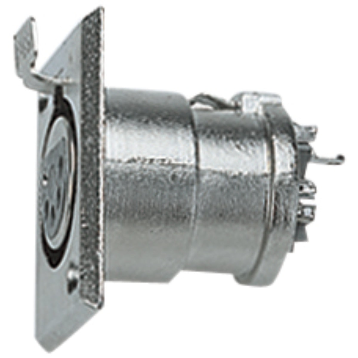 Nickel 5 Pin Xlr Chassis Socket With Solder Terminals