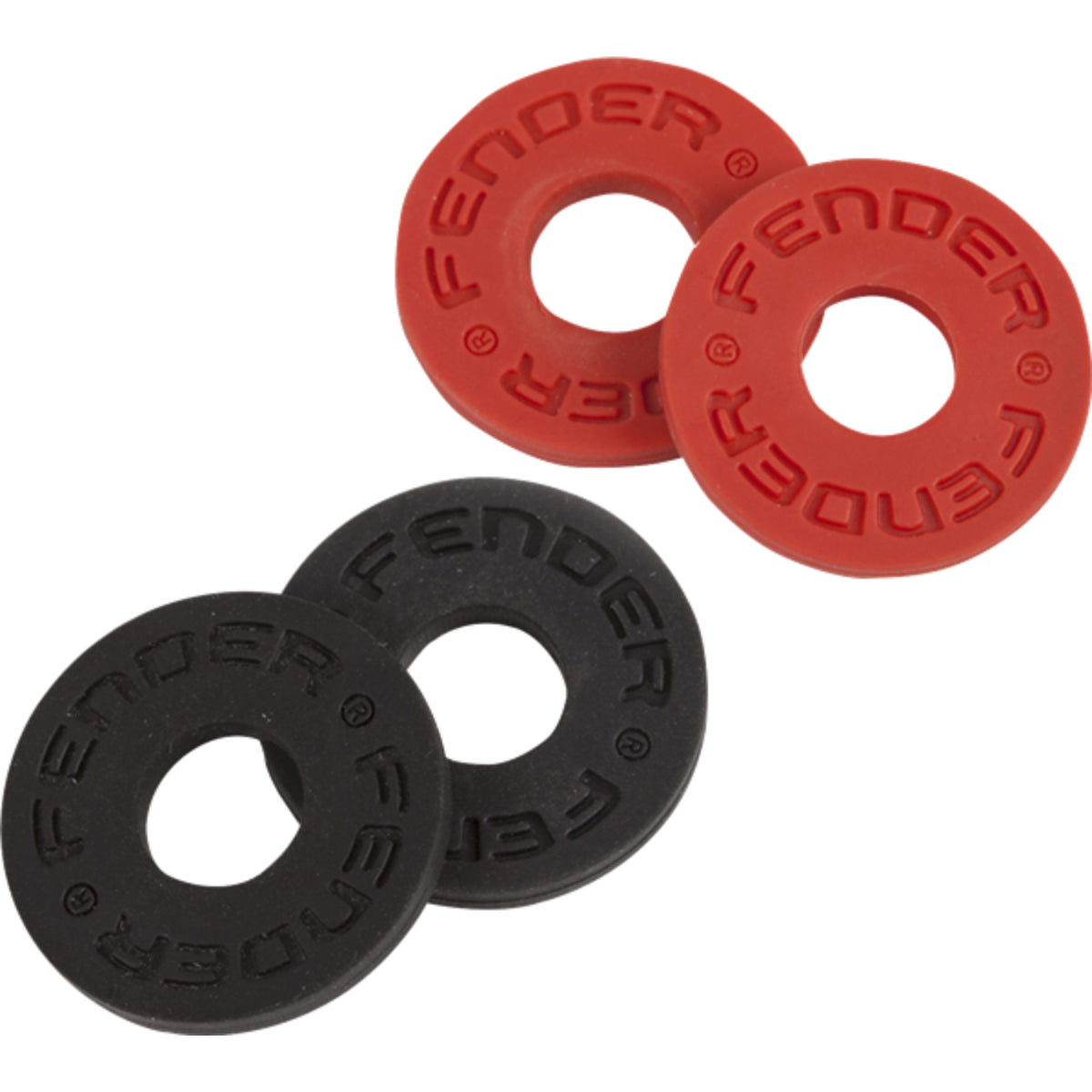 Strap Blocks (Locks), Red & Black, 4-Pack