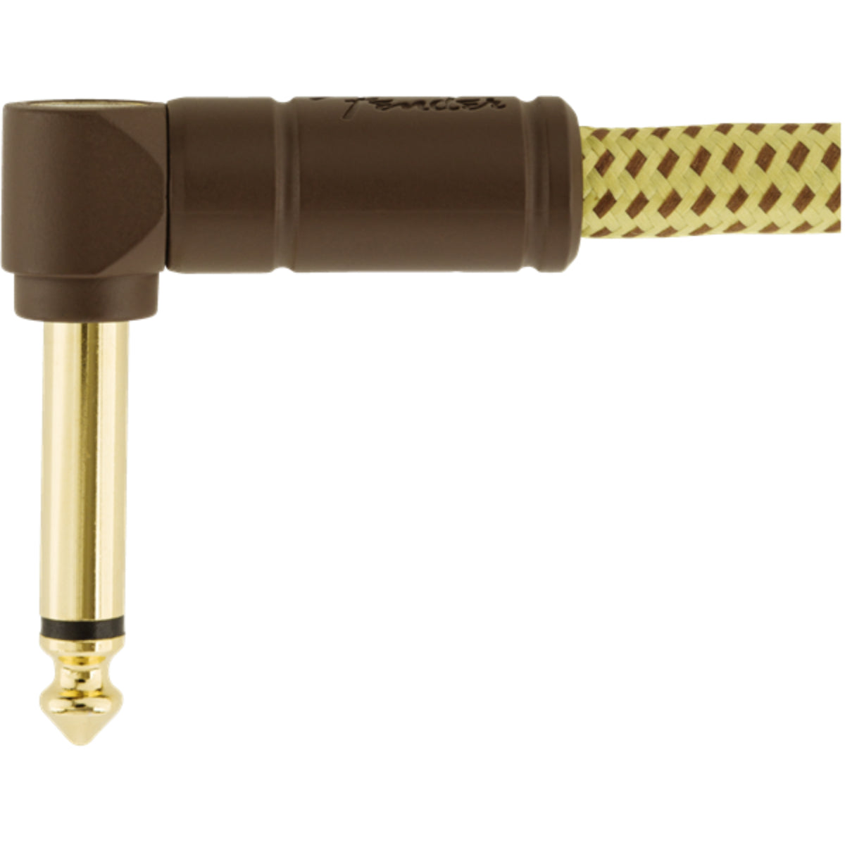 Deluxe 25' Angled Instrument Cable, Tweed