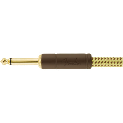 Deluxe 15' Angled Instrument Cable, Tweed