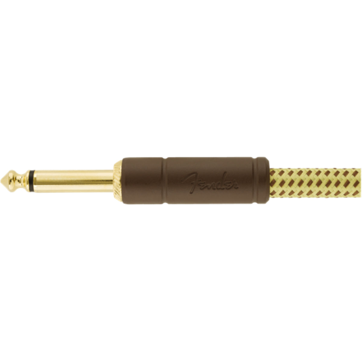 10' Deluxe Instrument Cable, Angled, Tweed